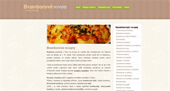 Desktop Screenshot of bramborove-recepty.cz